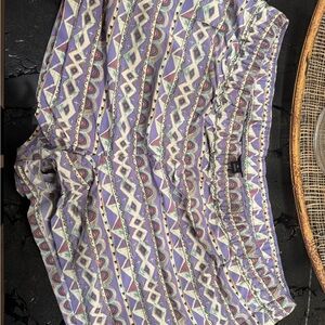 Patagonia Women's Athletic Shorts - Purple Geometric